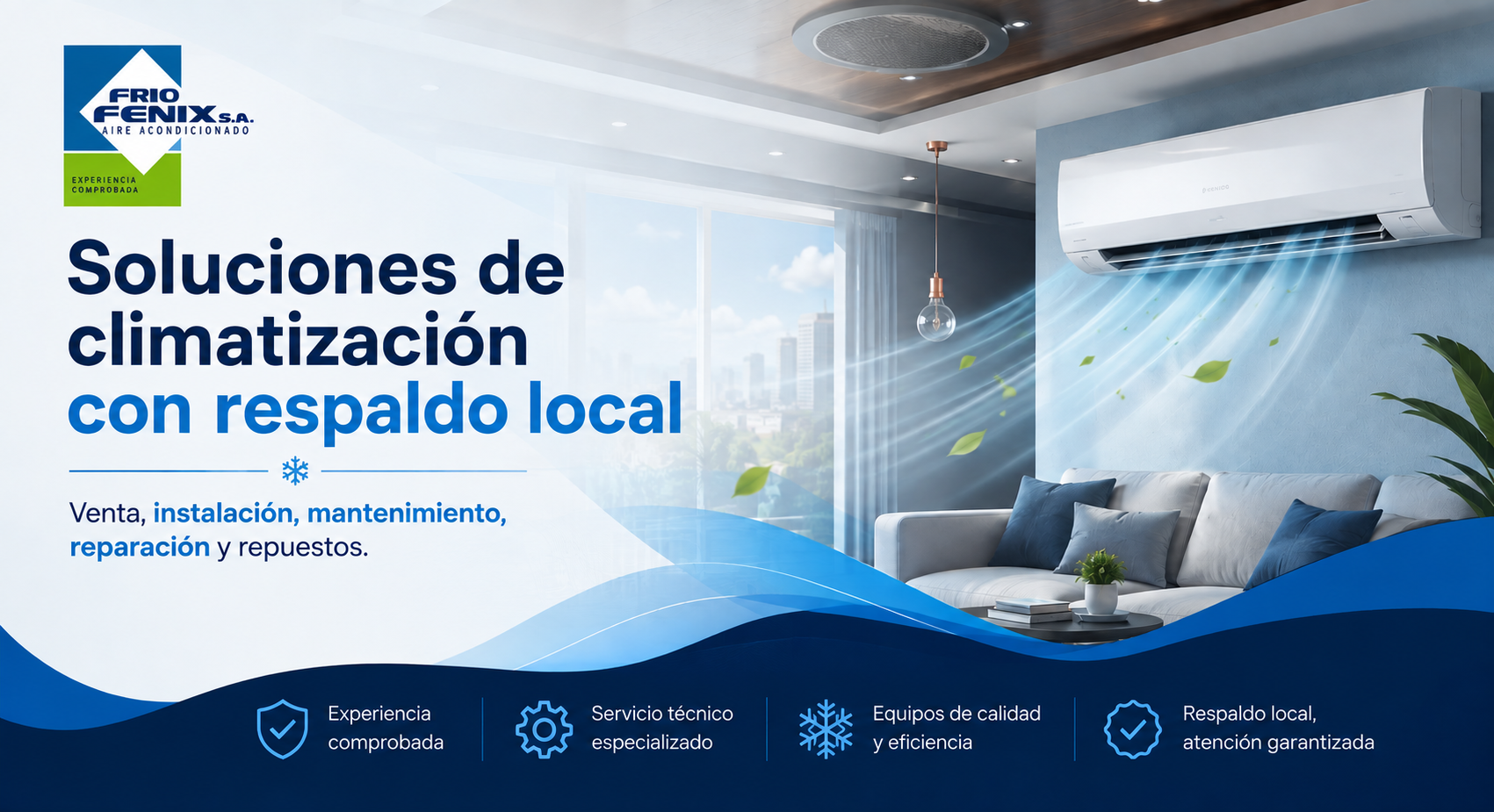 Soluciones de climatización Frío Fénix