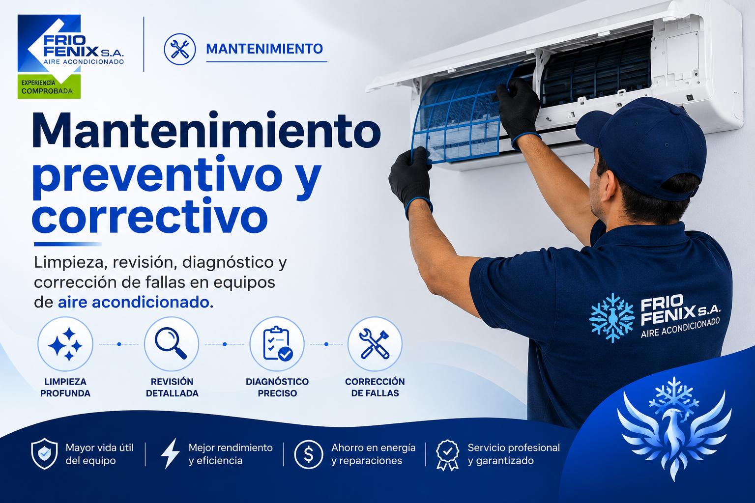 Servicios de mantenimiento de aire acondicionado